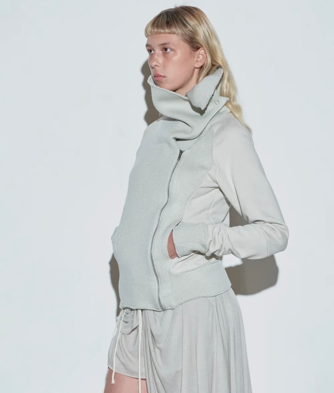 스컬프터 집업 자켓 더티 화이트 상품이미지2