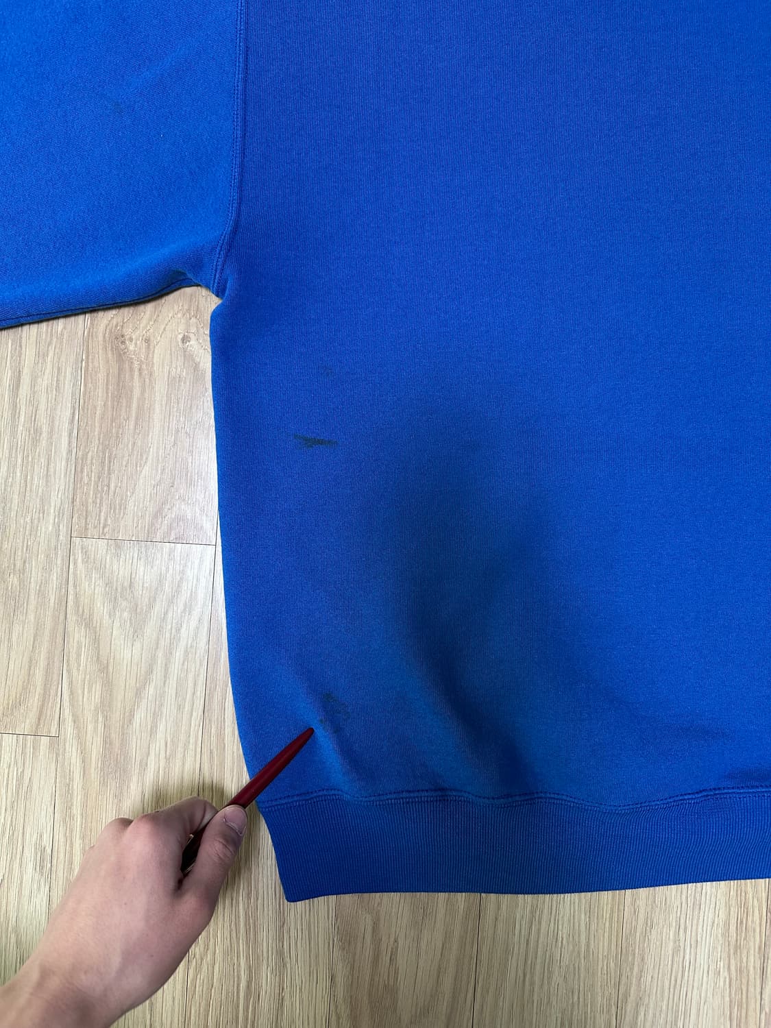 90s 빈티지 러셀 후드 블루 XL USA 상품이미지8