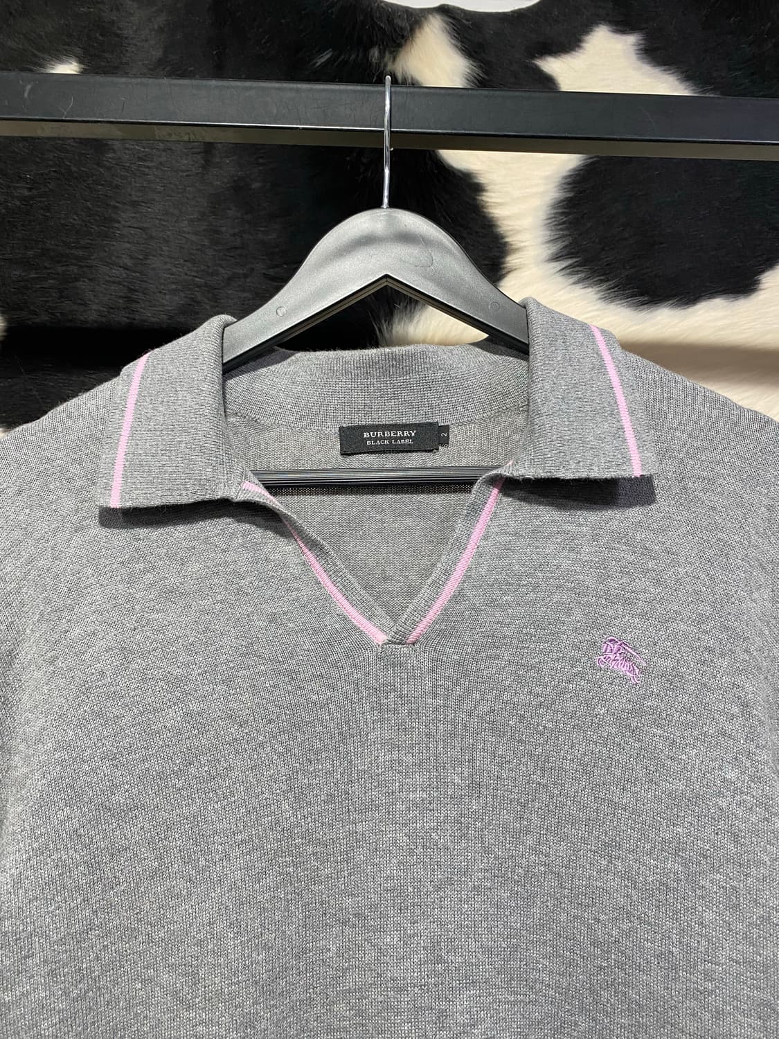 Burberry 프레피 로고 디테일 반팔니트 상품이미지3