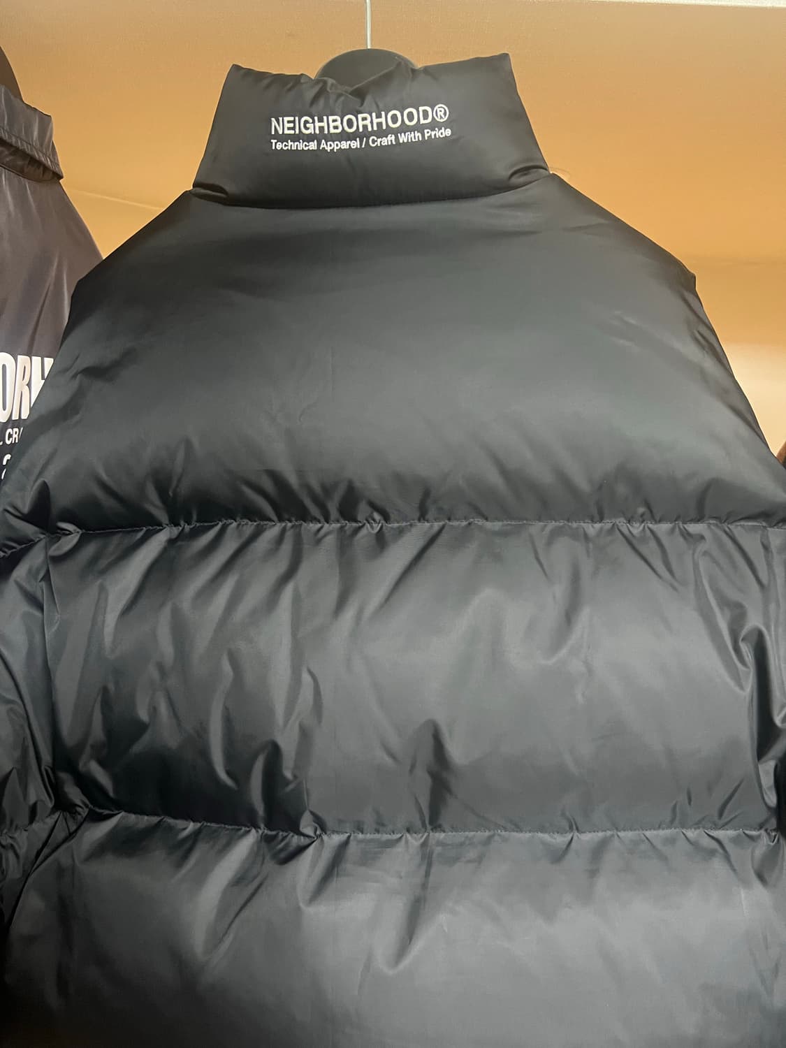 [L] 네이버후드 다운 패딩, black 상품이미지2