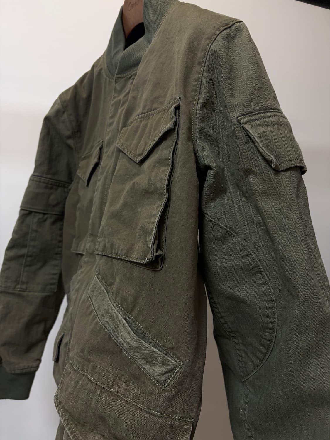 (S) Levis 리바이스 밀리터리 코튼 탱커 자켓 상품이미지3