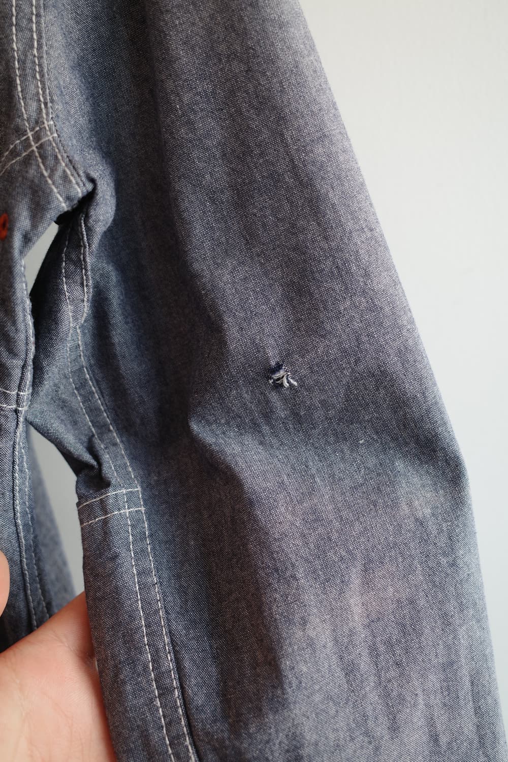 BEAMS 빔즈 샴브레이 워크셔츠  상품이미지6