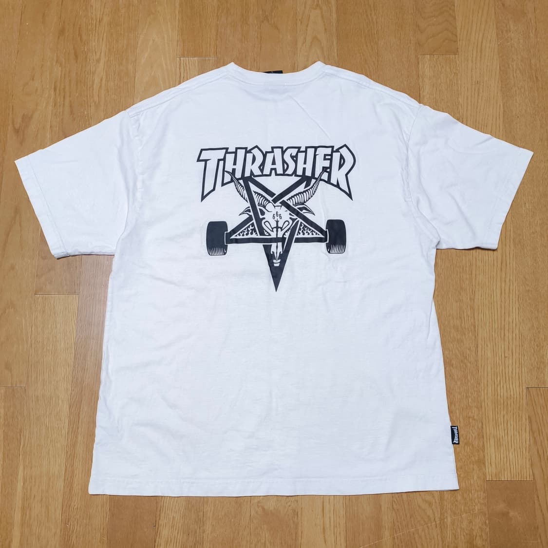 [L] 트래셔(THRASHER) 백로고 티셔츠 상품이미지1