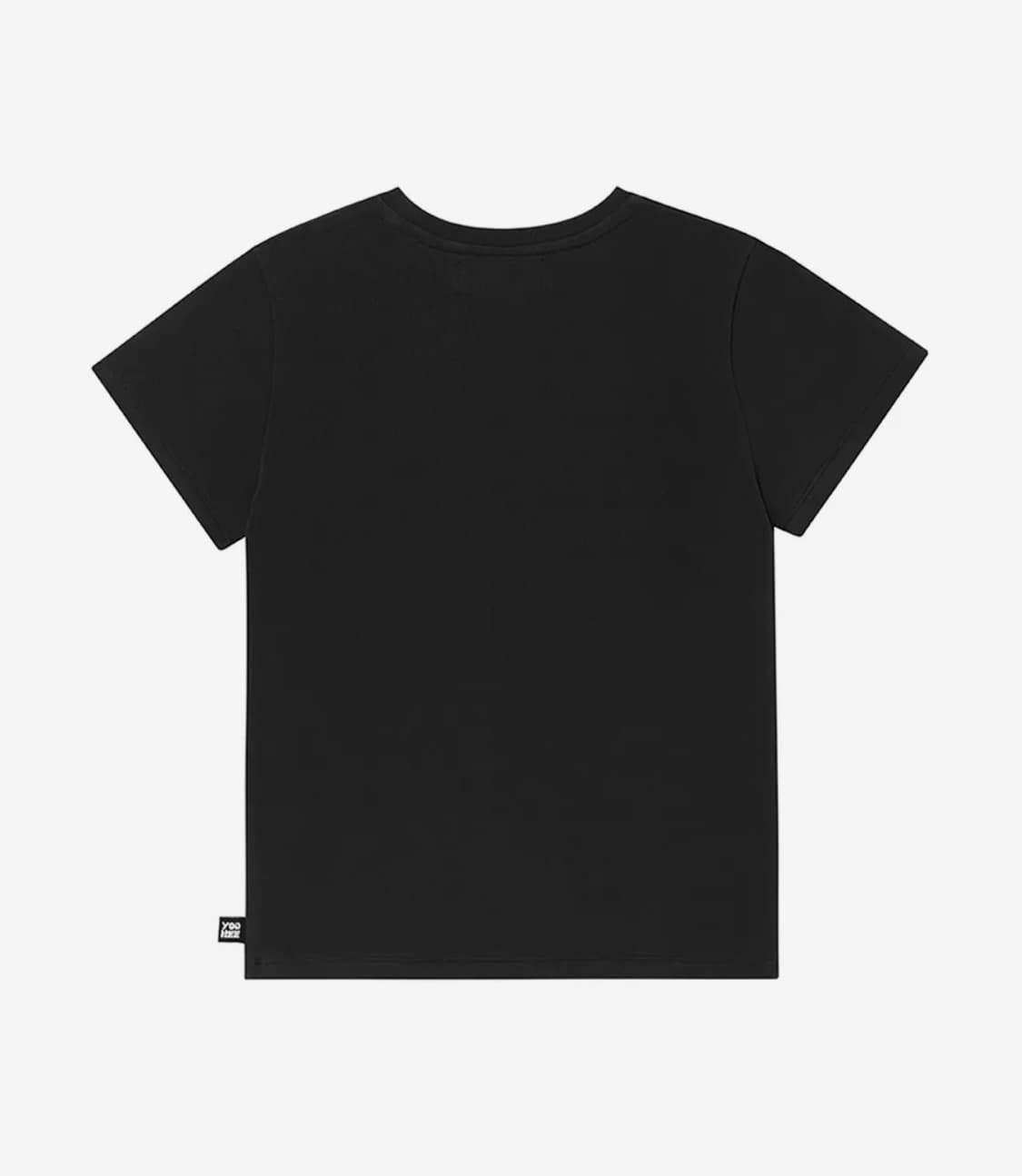 유희 LETTERING T-SHIRT 반팔 black 상품이미지2