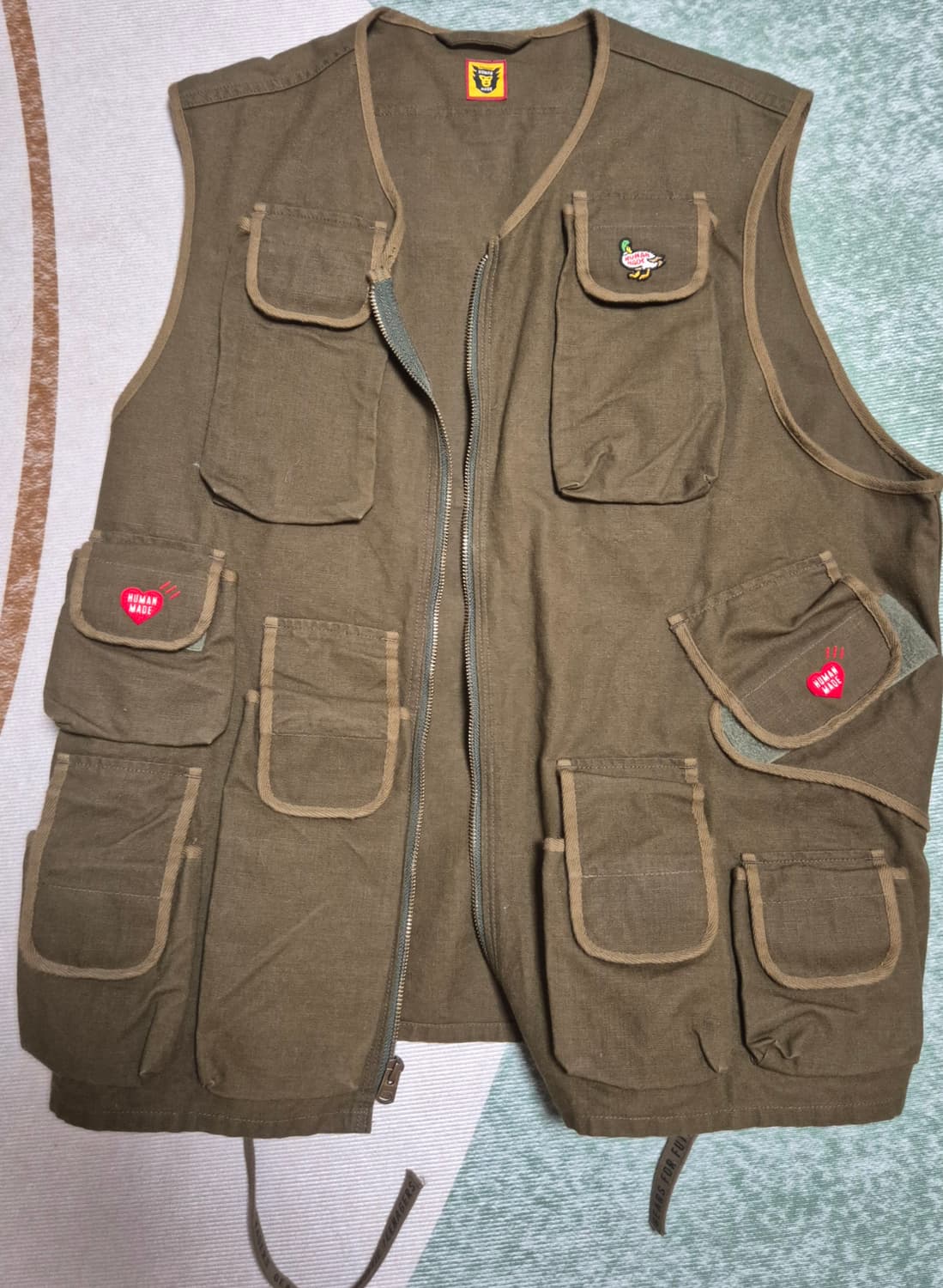 휴먼메이드 헌팅베스트 L  Human Made vest 상품이미지1