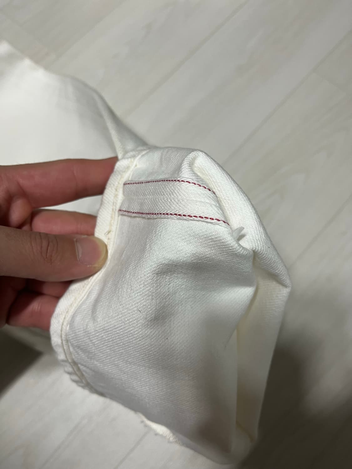 데밀 x 유니페어 Lot 164 셀비지 데님 팬츠 판매합니다. 상품이미지7