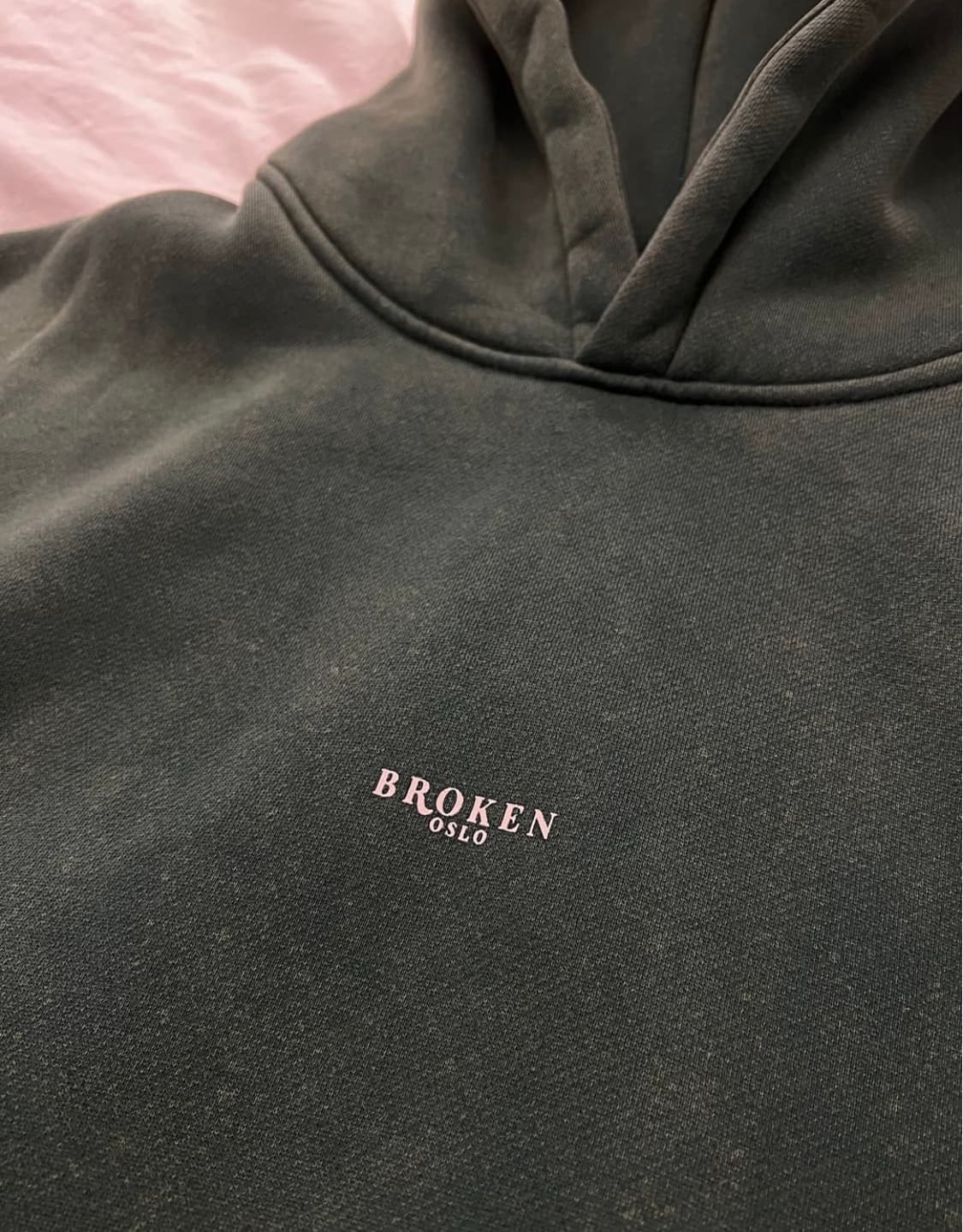 broken oslo 선 페이디드 후드티 그린 M 상품이미지5