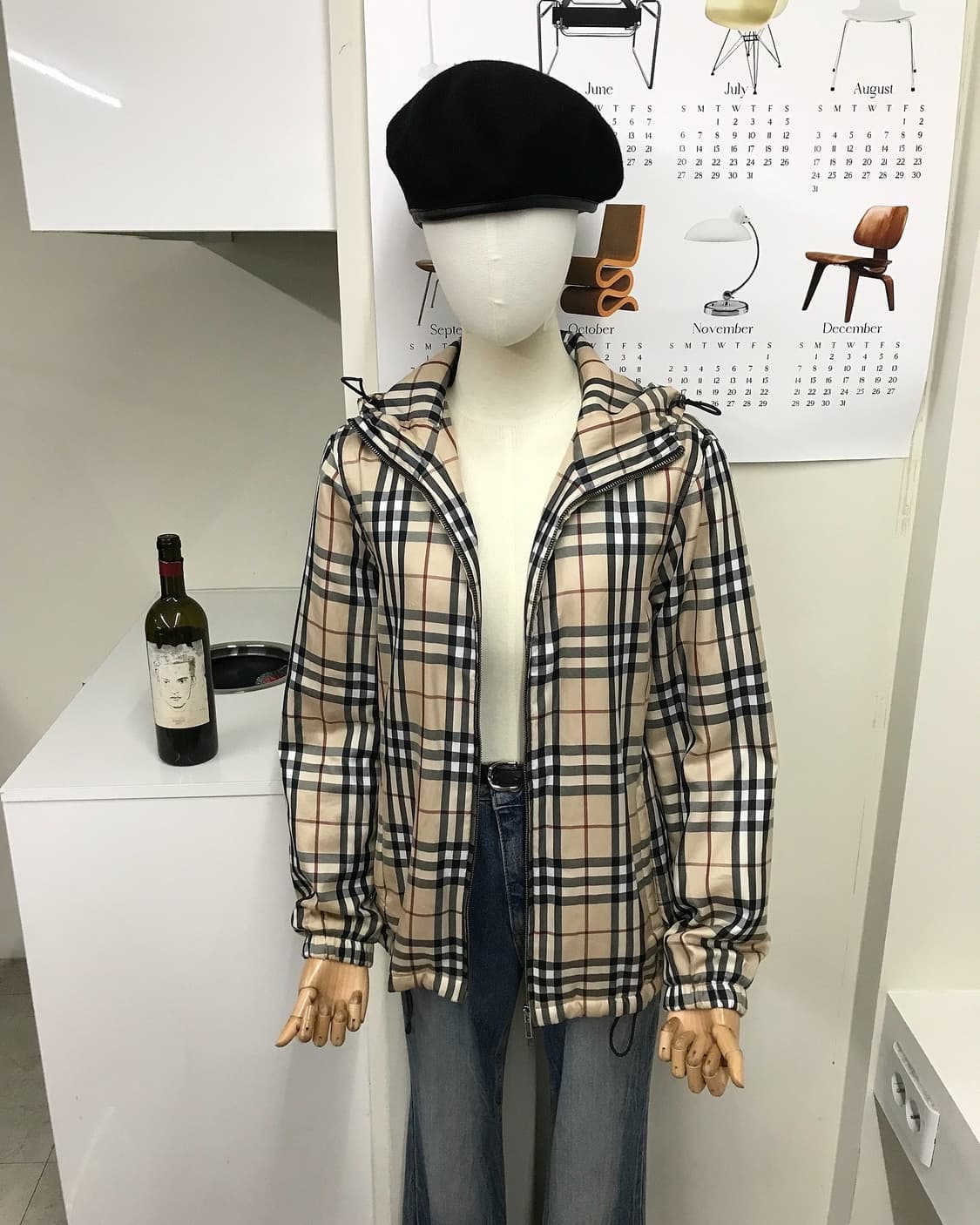 버버리 노바체크 후드 누빔 패딩 자켓 상품이미지6