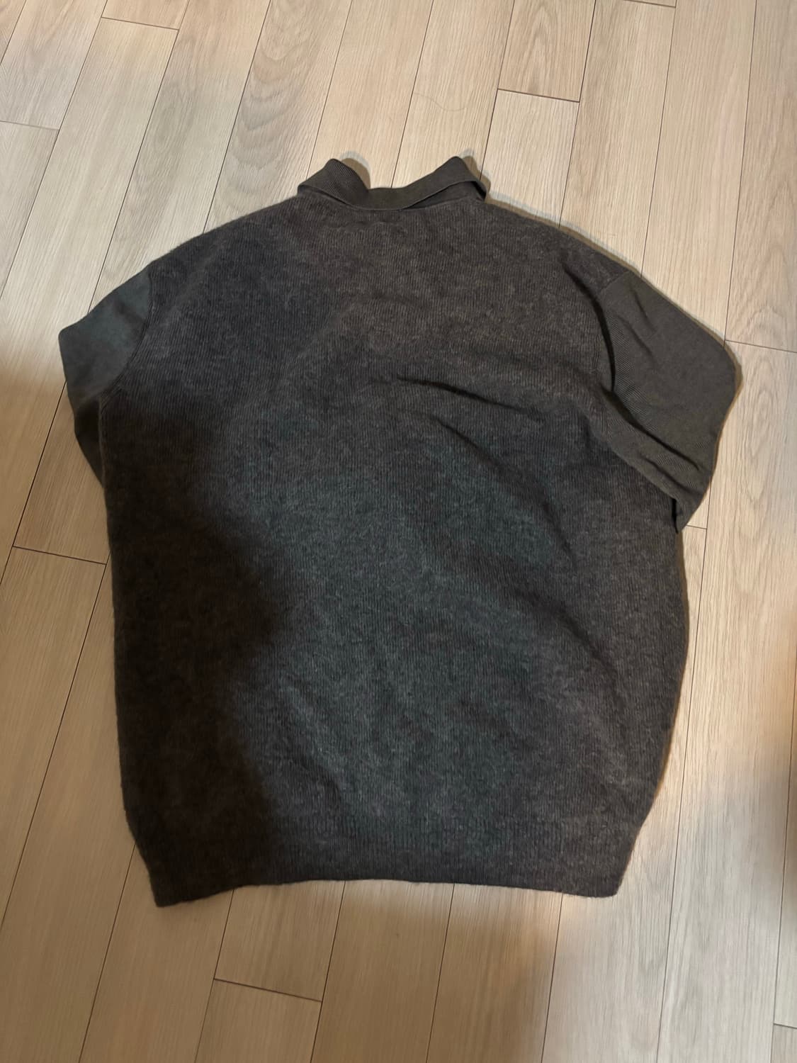 Cos 오픈카라 모헤어 니트 그레이 M 상품이미지3