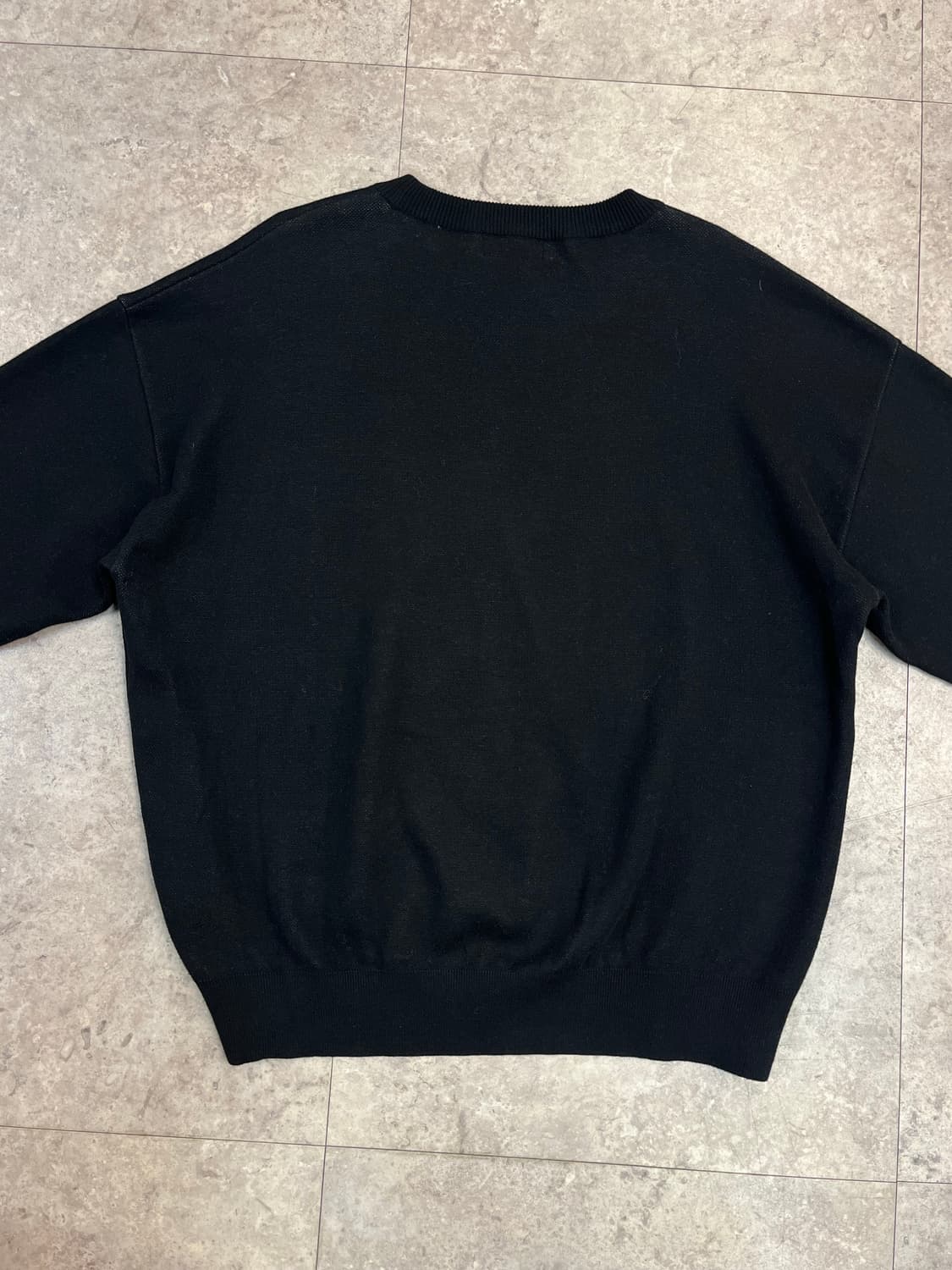 ETCE 이티씨이 레터링 니트 블랙 L #csz2633 상품이미지8