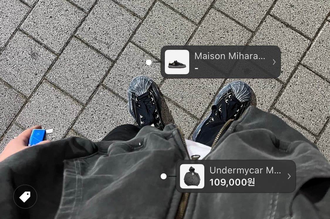 미하라 야스히로 블레이키 VL OG 캔버스 로우 스니커즈 블랙 상품이미지1