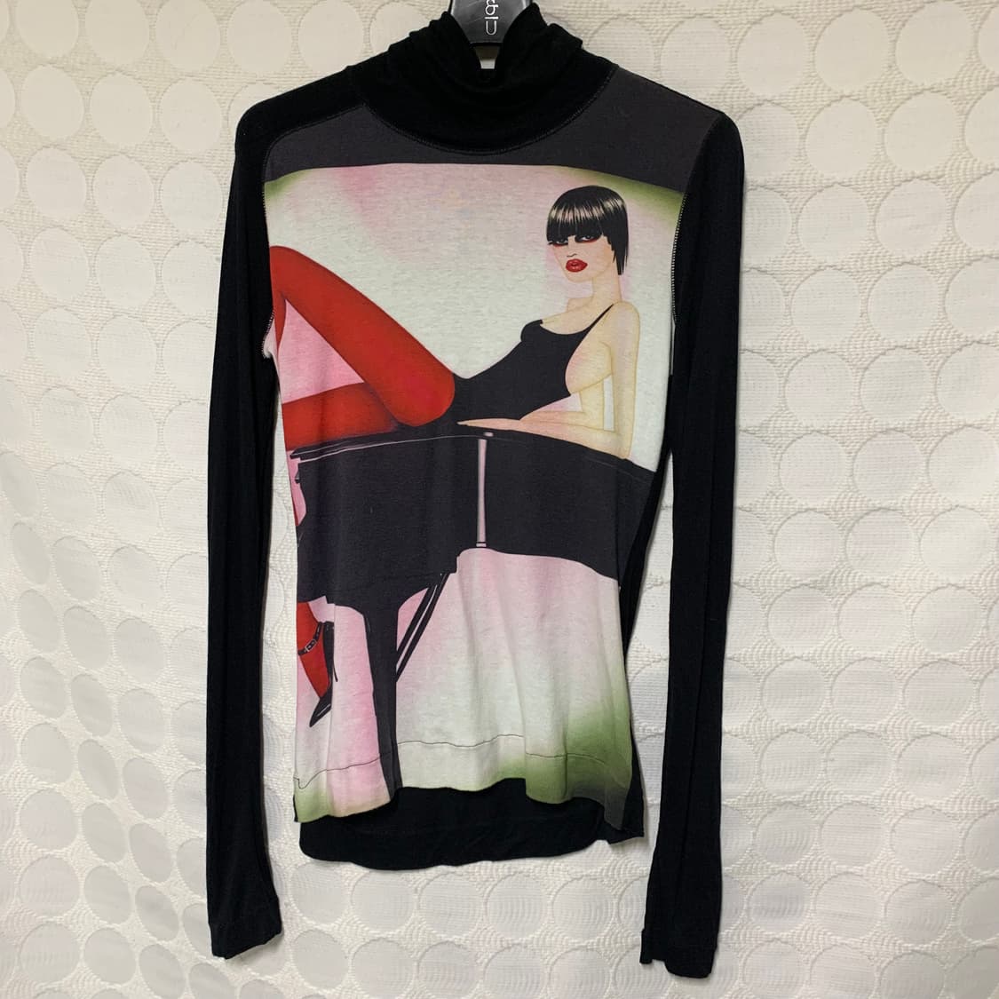 쿠스토 바르셀로나 인물 프린트 긴팔 티셔츠 상품이미지3