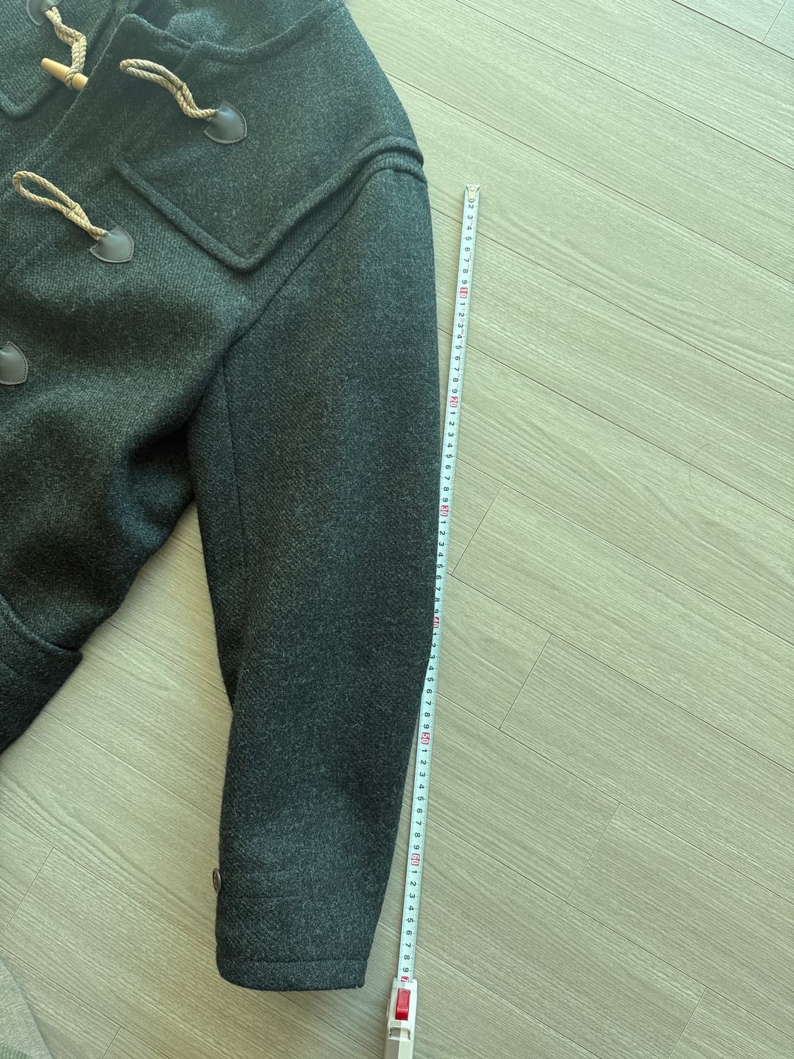 rrl 더블알엘 울 더플코트 다크그레이 xl 상품이미지8