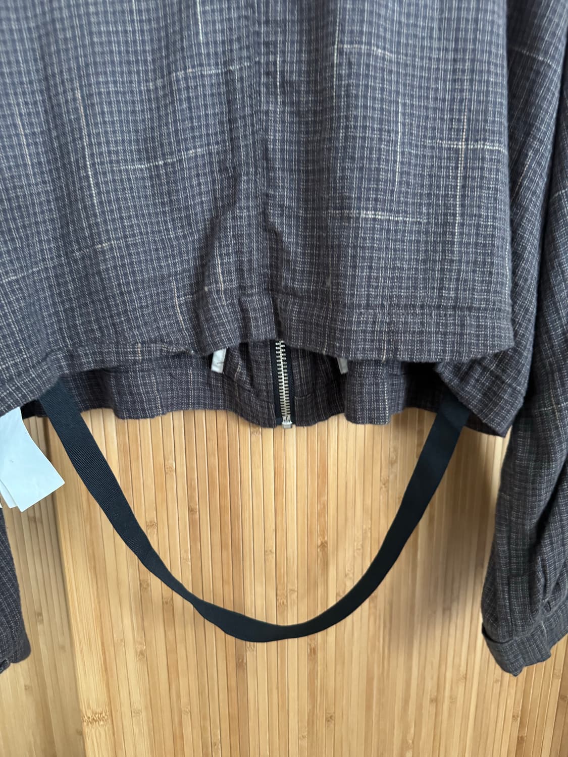 L 플라스틱 프로덕트(PLASTIC PRODUCT) 체크 지퍼 자켓 상품이미지9