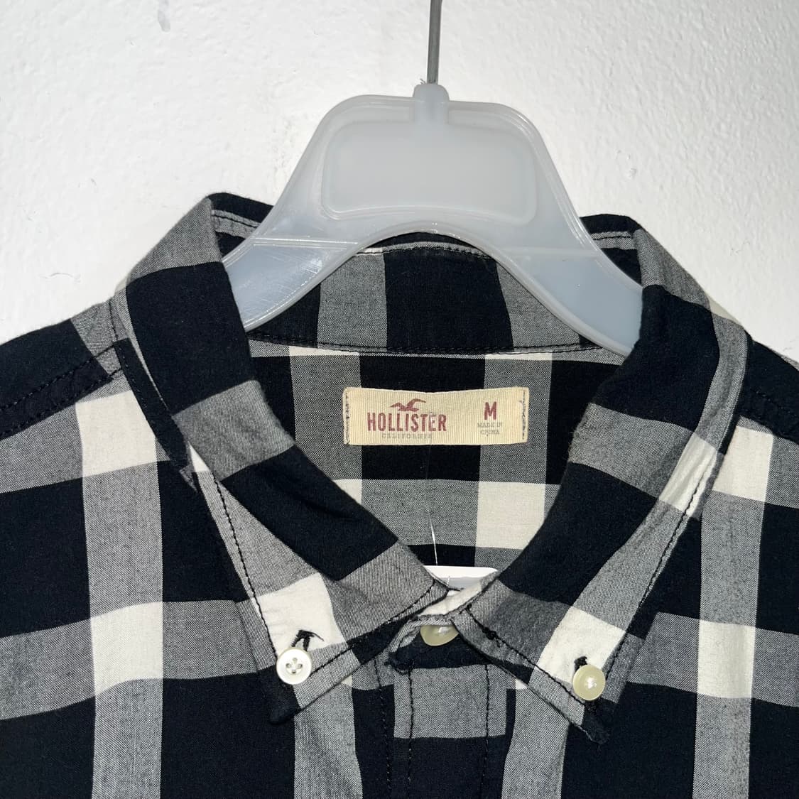 Hollister black gingham check shirt 상품이미지6