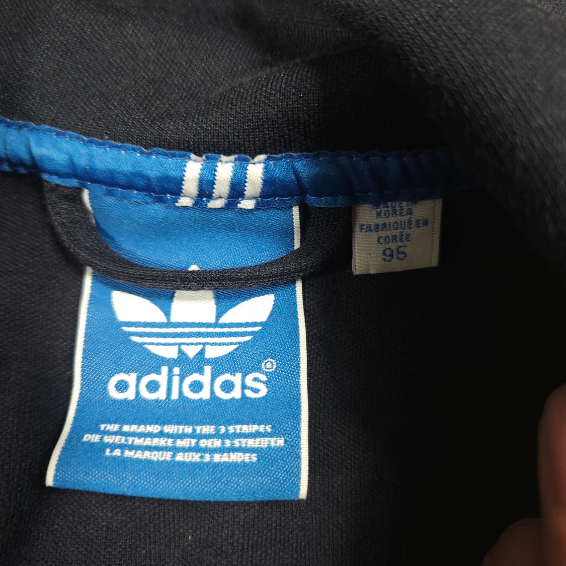 아디다스 파이어버드 유로파 트랙탑 네이비  상품이미지4