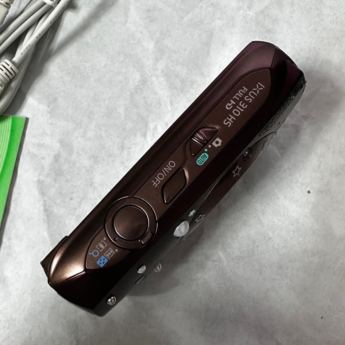 레어템 박스풀셋 캐논 익서스 310hs 브라운 (유림 빈티지디카 상품이미지7