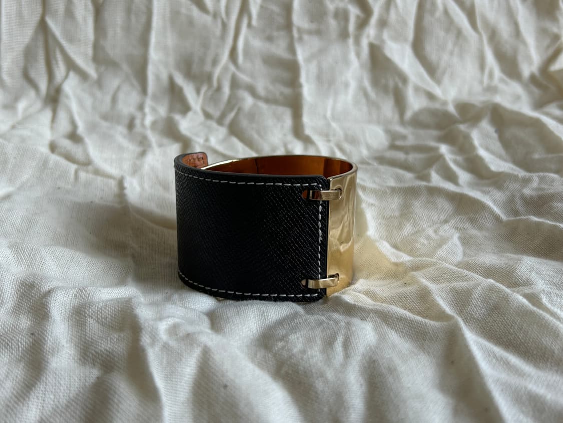 레더 배색 뱅글 상품이미지1