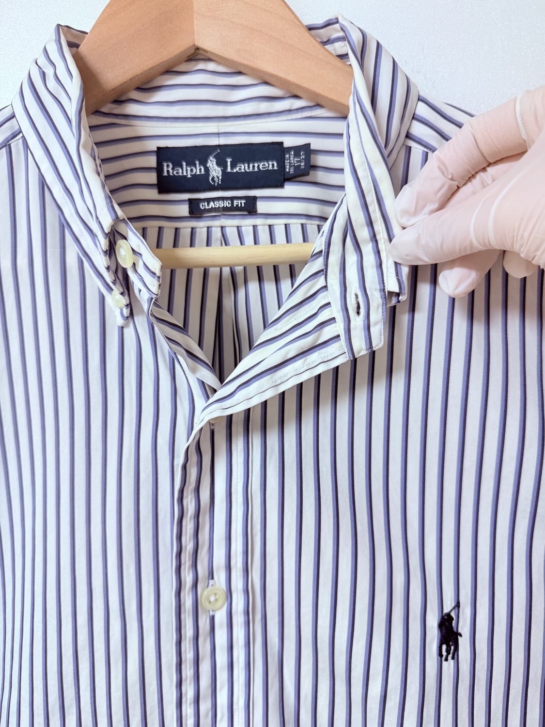 🩵폴로랄프로렌 스트라이프 셔츠 빅사이즈 클래식핏 105🩵 상품이미지3