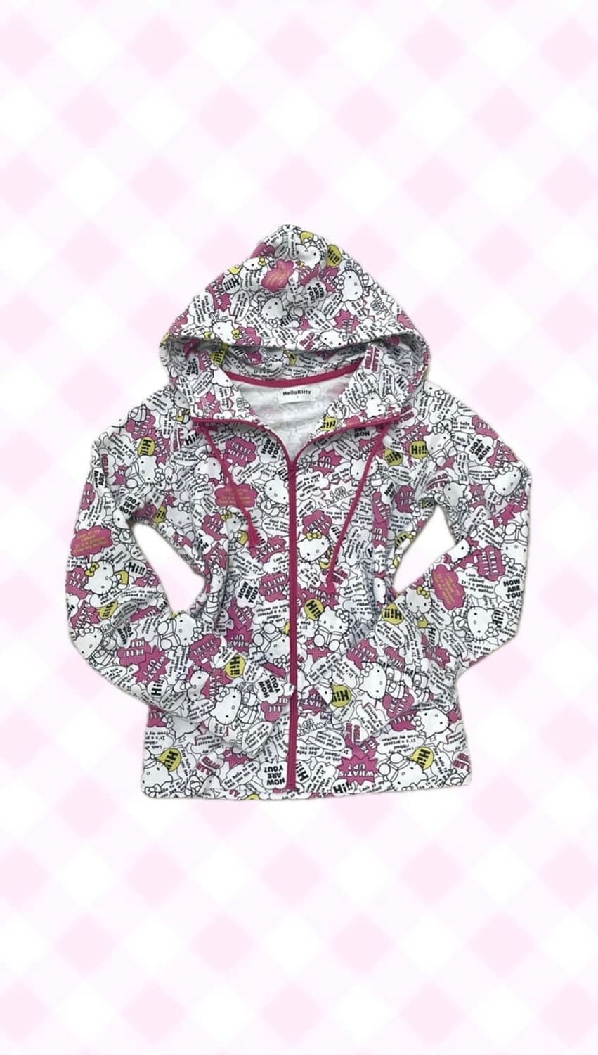 헬로키티 팝 갸루 조지후쿠 후드집업 상품이미지1