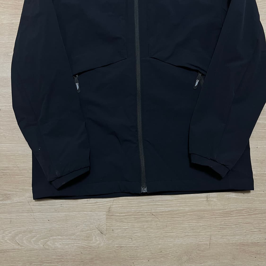 내셔널 지오그래픽 키즈 바람막이 후드자켓 [블랙] 150 상품이미지3