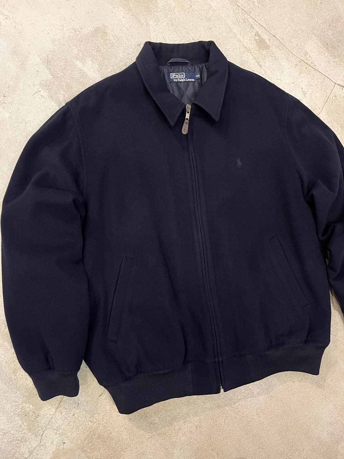빈티지 랄프로렌 폴로 울자켓 네이비 상품이미지1