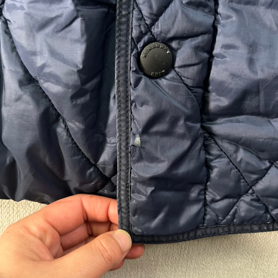 100 버버리 브릿 엘보 패치 퀄팅 자켓 상품이미지5