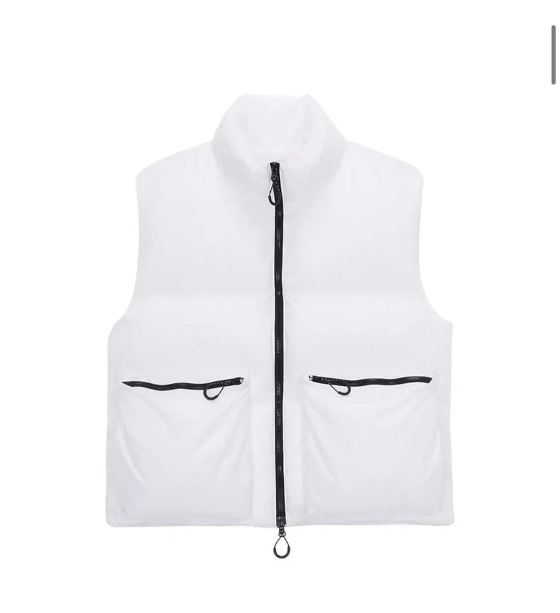 마뗑킴 패딩조끼 화이트 L 상품이미지2