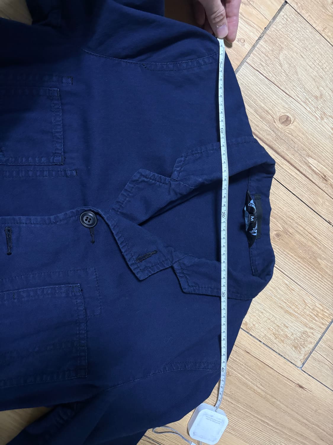 꼼데가르송 블랙 프렌치 워크자켓 상품이미지6