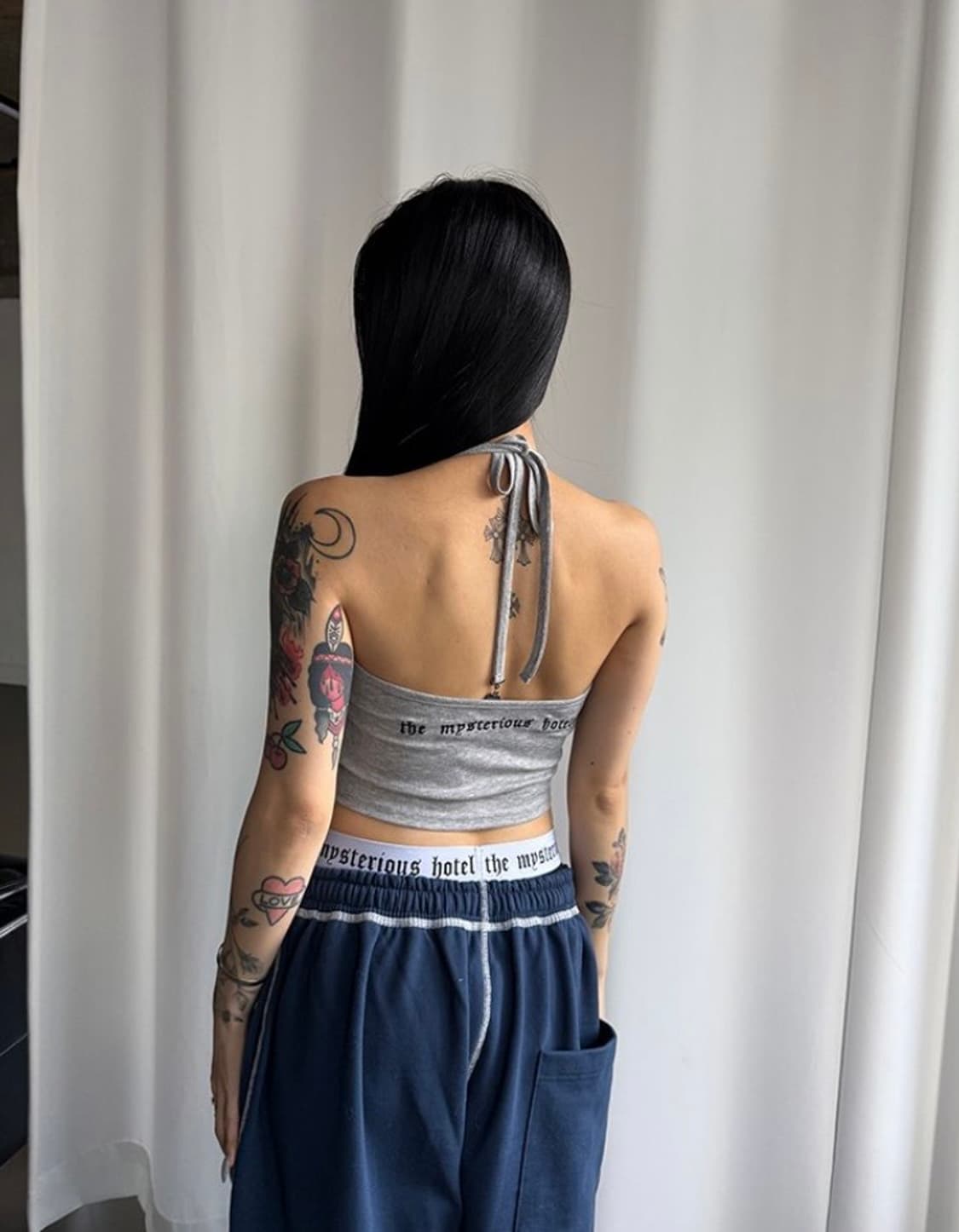 더미스테리어스호텔 홀터 탑 상품이미지3