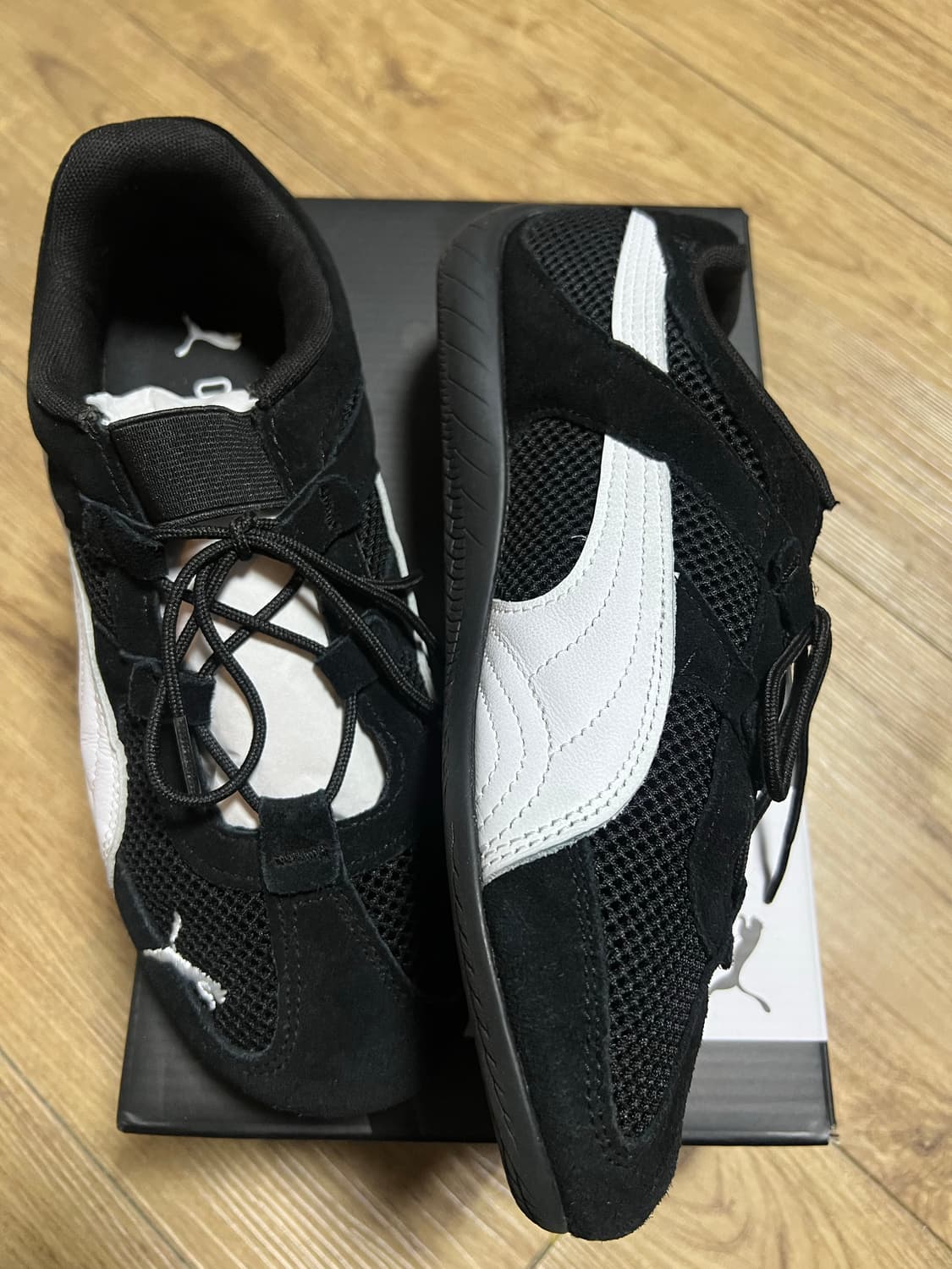 푸마 스피드캣 고 우먼스 - 블랙:화이트 245 상품이미지3