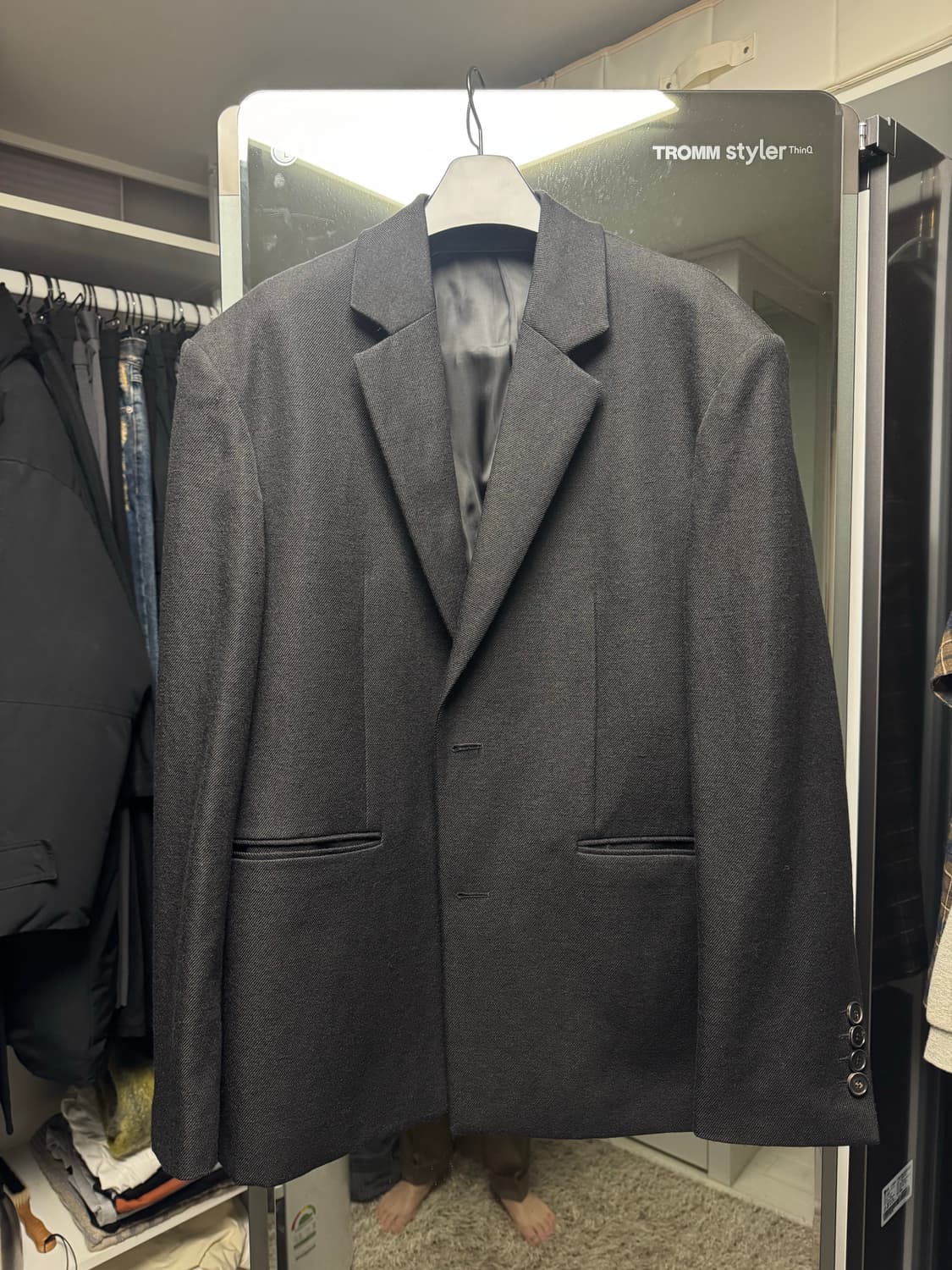 준지 24 노치드라펠 자켓 블레이저 46 상품이미지3