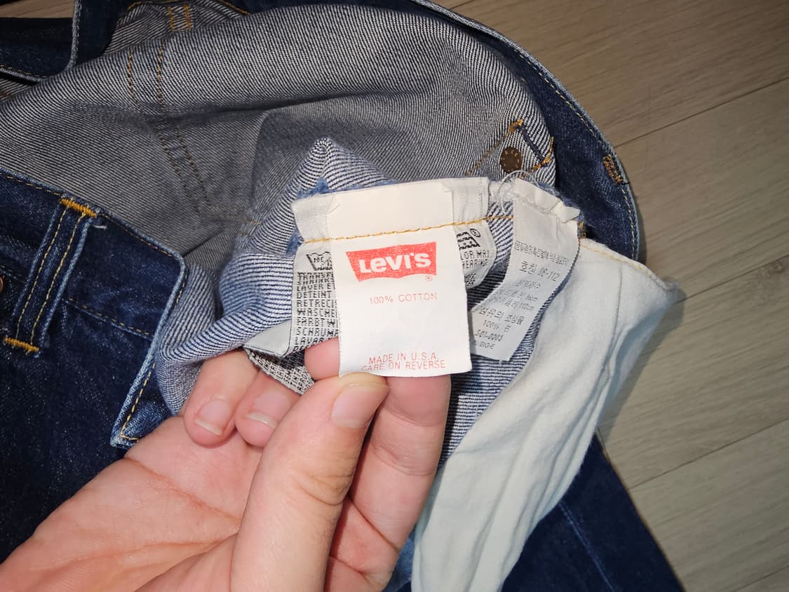 Levi's USA 90's 501XX 셀비지 발렌시아공장 상품이미지5