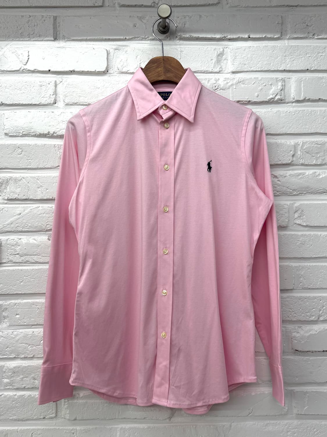 폴로 핑크 니트 드레스 셔츠 상품이미지3