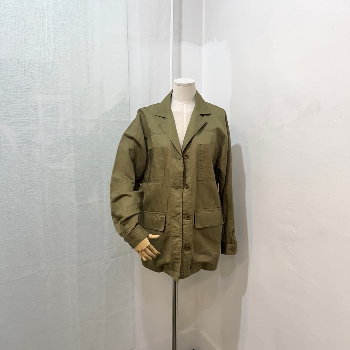 브런치 brunch 린넨 워크자켓 워크셔츠 야상 4351 상품이미지1