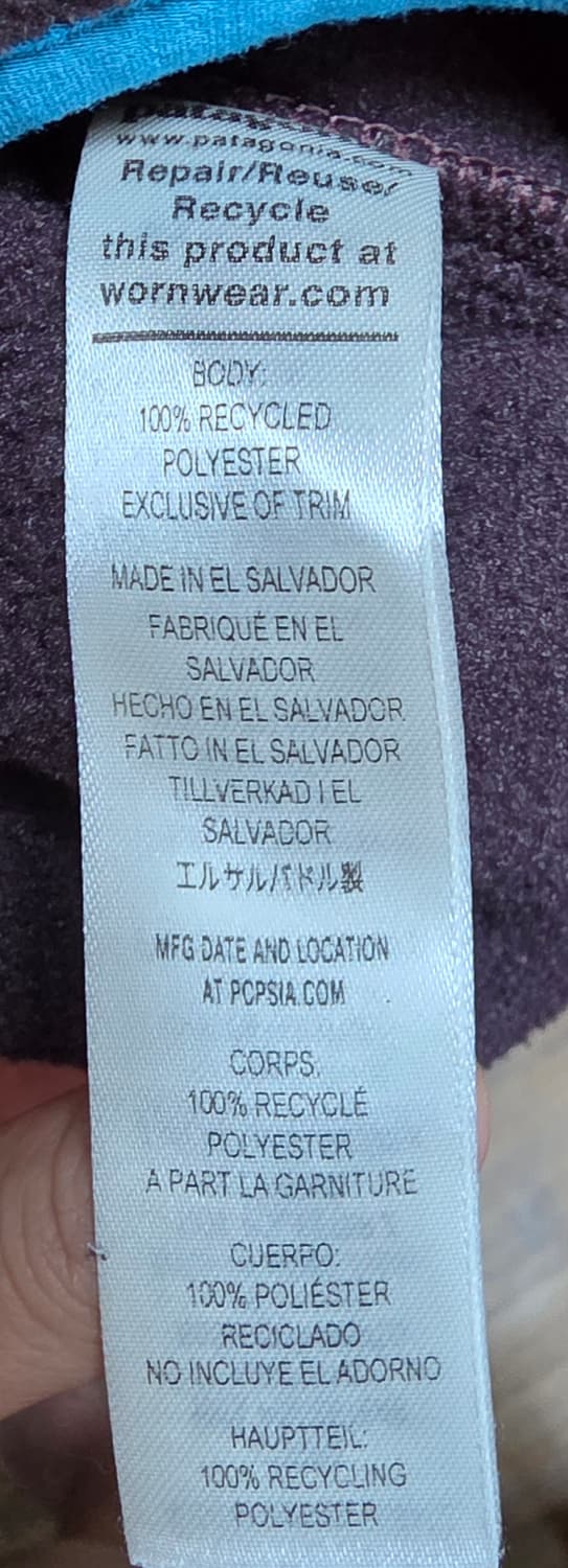 파타고니아 신칠라 옵시디언 플럼 M 사이즈 상품이미지6