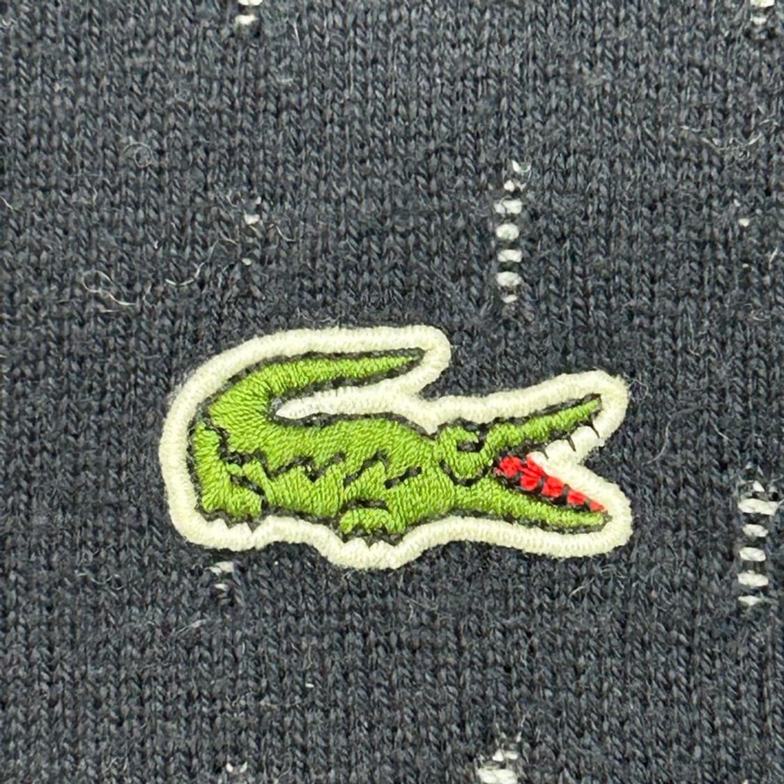 LACOSTE 네이비 패턴 캐시미어 니트 맨투맨 M 상품이미지2