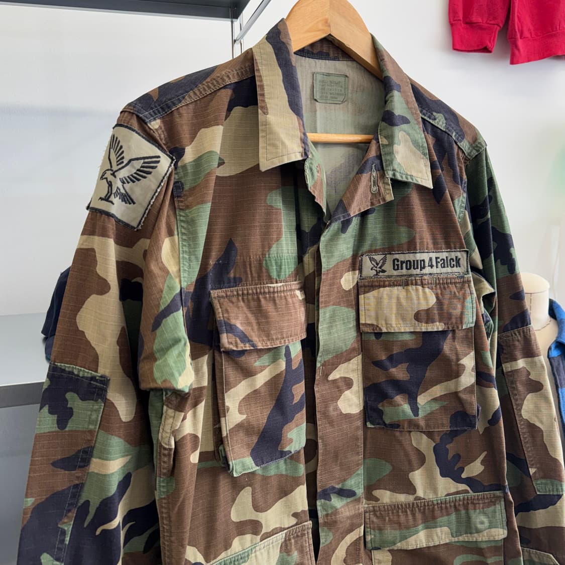 US Army 미군 우드랜드 카모 셔츠 자켓 (S) 상품이미지3