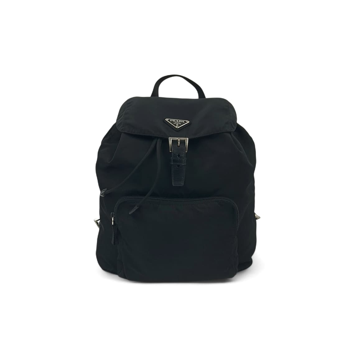 프라다 리나일론 원포켓 블랙 백팩 B4650F 상품이미지1