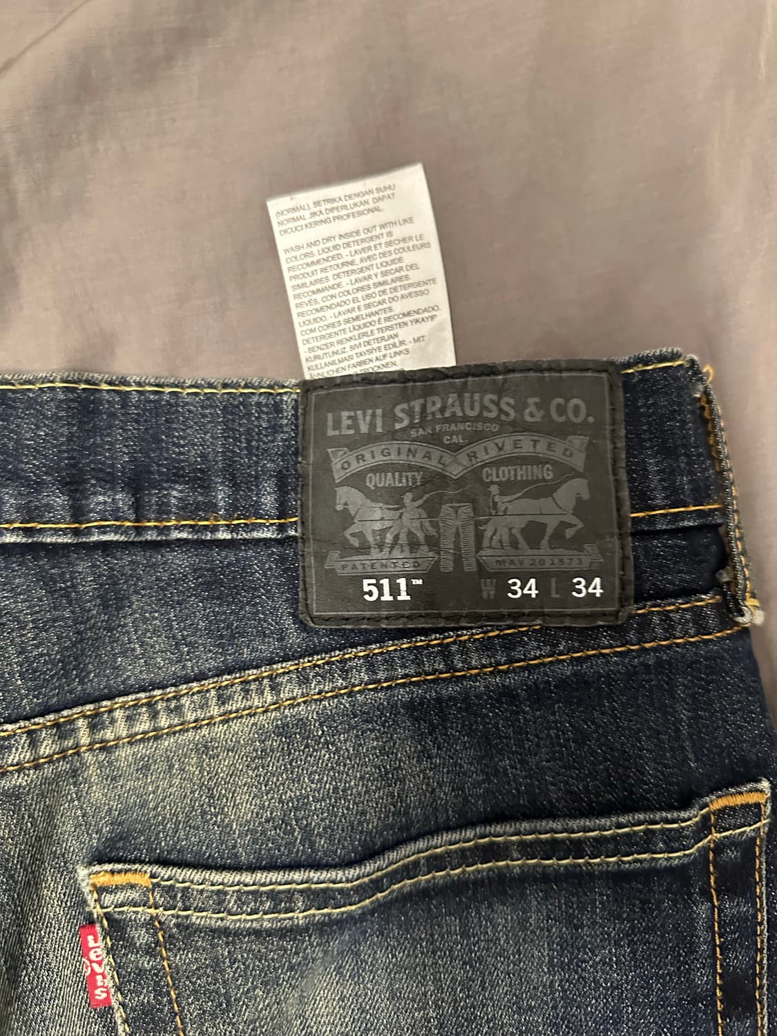 리바이스 블랙탭 511 34x34 상품이미지3