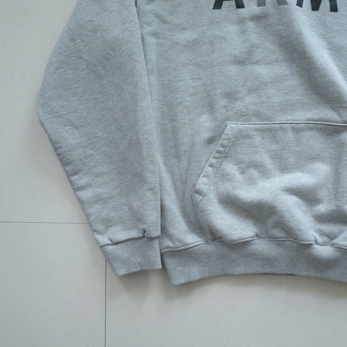 [Deutero] 듀테로 ARMY 후디 멜란지 그레이 (M)-새상품 상품이미지4