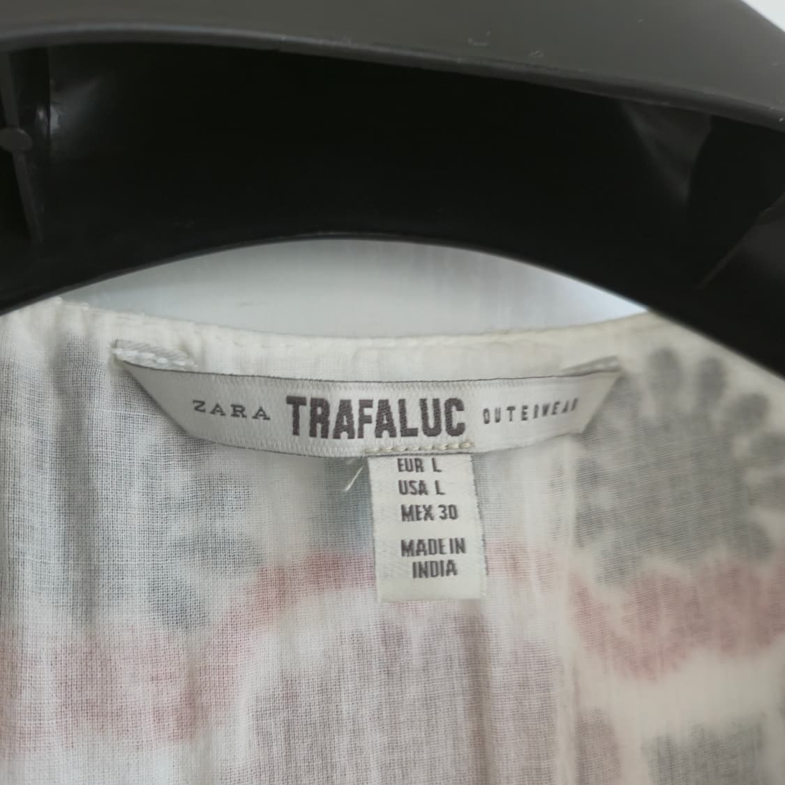 L) 자라 에스닉 자수 오픈 블라우스 상품이미지5