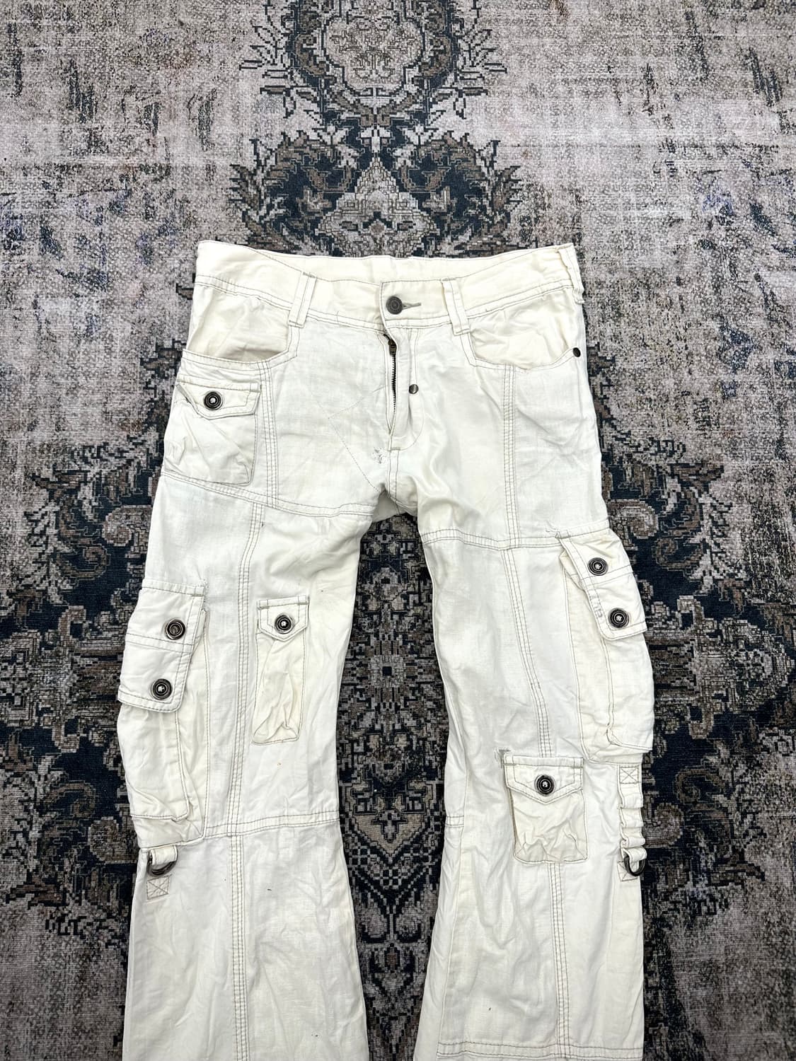 Tornado mart white cargo pants 상품이미지2