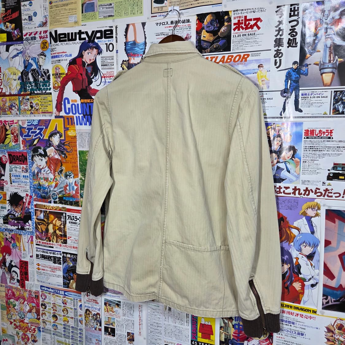 JPN 스트라이프 코튼 투웨이 자켓 상품이미지7