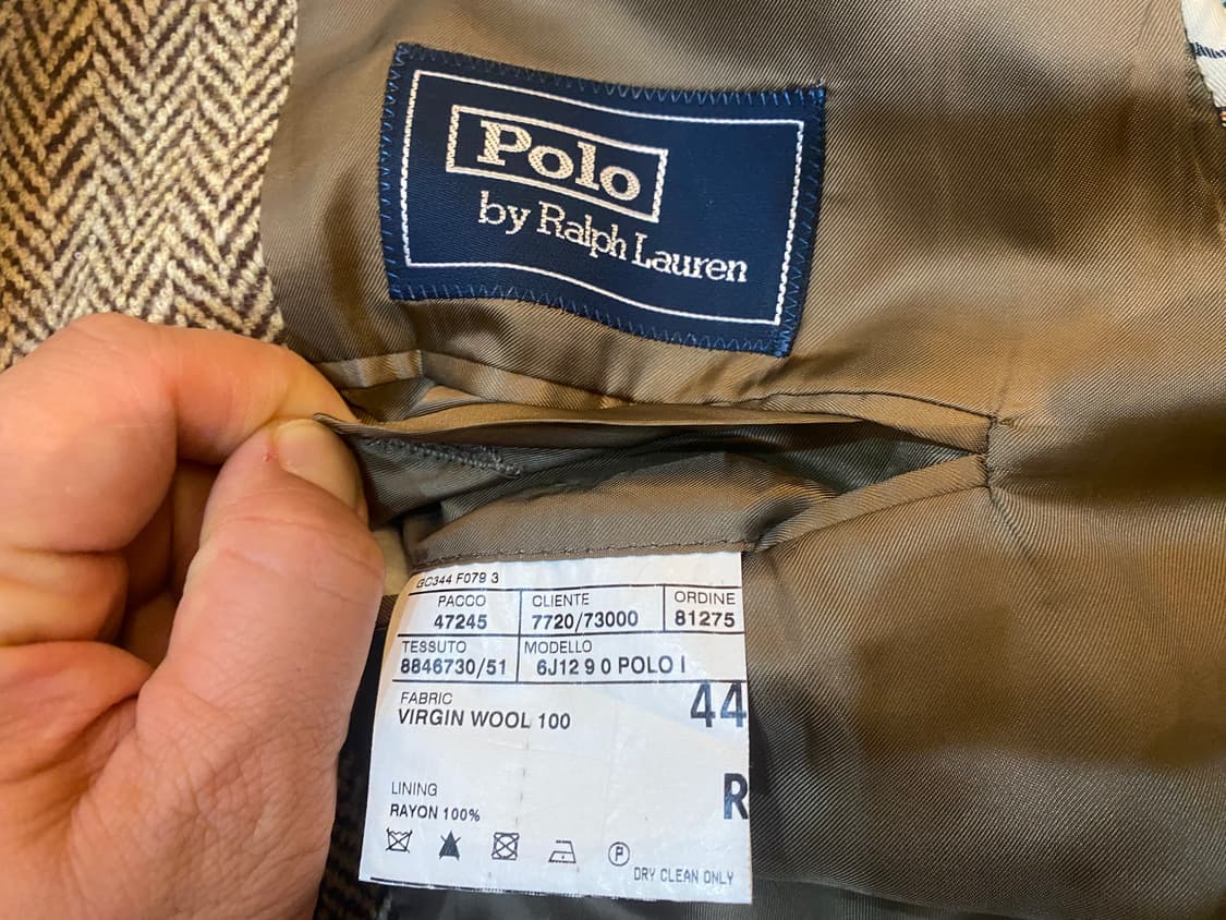 랄프로렌 헤링본 블레이져 44R 국내 110 상품이미지4