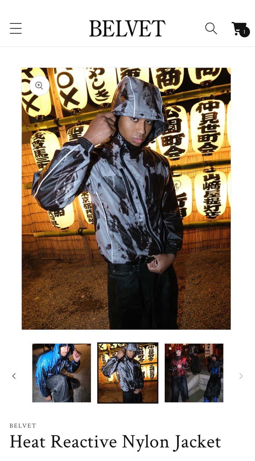 (M) Belvet Heat Reactive Nylon Jacket 상품이미지1