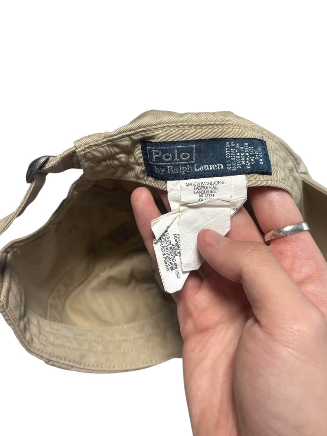 폴로 랄프로렌 코튼 베이지 볼캡 상품이미지9