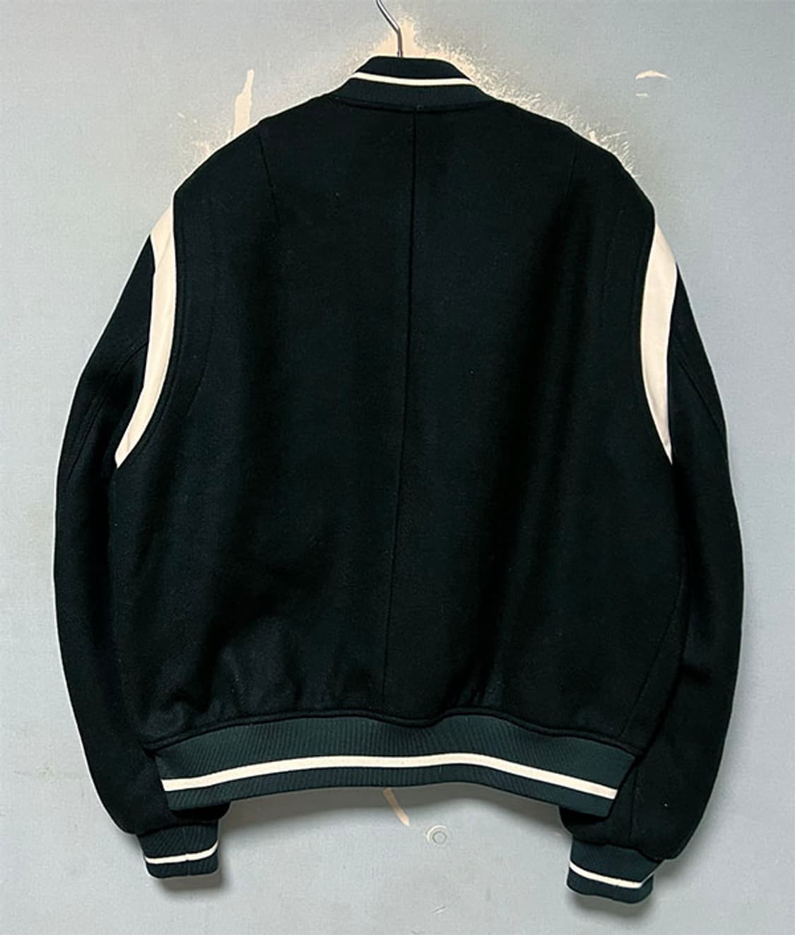 LMOOD 엘무드 남자 바시티자켓 울 오버핏 L 100  상품이미지2