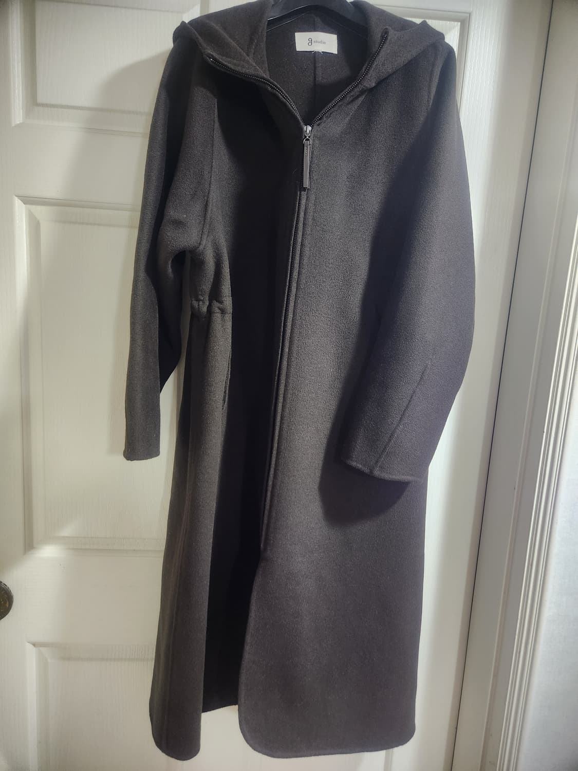 지스튜디오 후드 롱 코트 상품이미지3