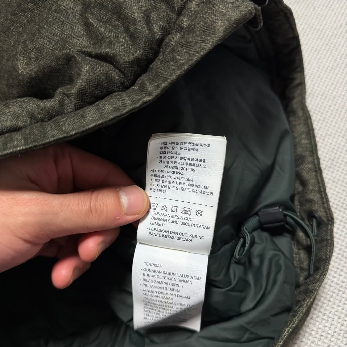 나이키 550 사이드로고 다운패딩 상품이미지5